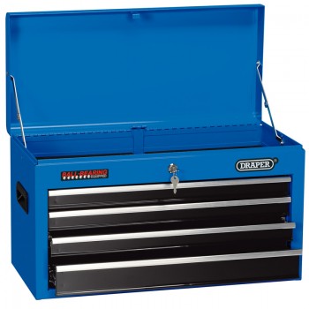 Tool Chest, 4 Drawer, 26”, Blue Tool Chest, 4 Drawer, 26”, Blue