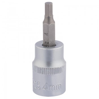 Socket with Hexagonal Bit, 3/8” Sq. Dr., 4mm Socket with Hexagonal Bit, 3/8” Sq. Dr., 4mm