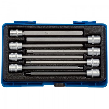 Hexagonal Socket Bit Set, 3/8&rdquo; Sq. Dr. (8 Piece)