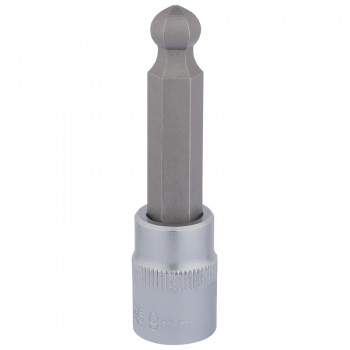 Ball End Hexagonal Socket Bits, 3/8” Sq. Dr., 9mm Ball End Hexagonal Socket Bits, 3/8” Sq. Dr., 9mm
