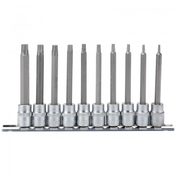 Draper TX-STAR® Socket Bit Set, 3/8” Sq. Dr., 100mm (10 Piece) Draper TX-STAR® Socket Bit Set, 3/8” Sq. Dr., 100mm (10 Piece)