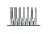 Draper TX-STAR® Security Socket Bit Set, 1/2&rdquo; Sq. Dr., 100mm (7 Piece)
