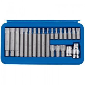 Ribe® 3/8, Socket and Bit Set, 1/2” Sq. Dr. (22 Piece) Ribe® 3/8, Socket and Bit Set, 1/2” Sq. Dr. (22 Piece)