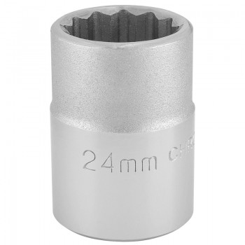 12 Point Socket, 3/4&rdquo; Sq. Dr., 24mm