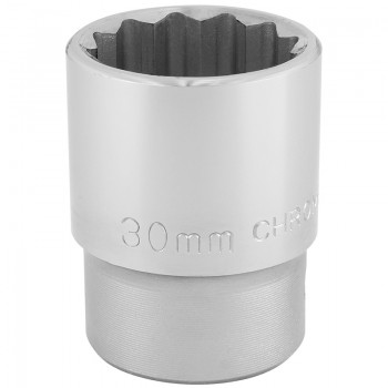 12 Point Socket, 3/4” Sq. Dr., 30mm 12 Point Socket, 3/4” Sq. Dr., 30mm