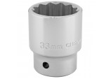 12 Point Socket, 3/4&rdquo; Sq. Dr., 33mm