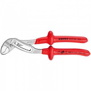 Knipex Alligator® 88 07 250 Fully Insulated Waterpump Pliers, 250mm Knipex Alligator® 88 07 250 Fully Insulated Waterpump Pliers, 250mm