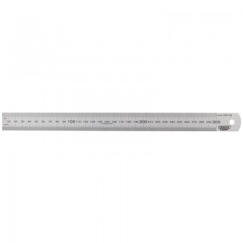 300mm Stainless Steel Rule, 12&rdquo;