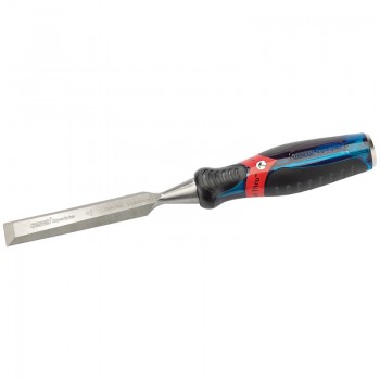 Soft Grip Pound Thru Bevel Edge Wood Chisel, 19 x 140mm Soft Grip Pound Thru Bevel Edge Wood Chisel, 19 x 140mm
