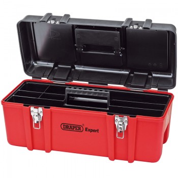 Plastic Tool Box with Tote Tray, 580mm Plastic Tool Box with Tote Tray, 580mm