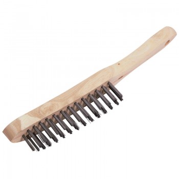 Wire Scratch Brush, 4 Row, 290mm Wire Scratch Brush, 4 Row, 290mm