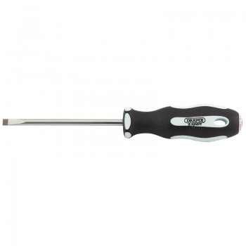 Plain Slot Soft Grip Parallel Tip Screwdriver, 5.5 x 100mm Plain Slot Soft Grip Parallel Tip Screwdriver, 5.5 x 100mm