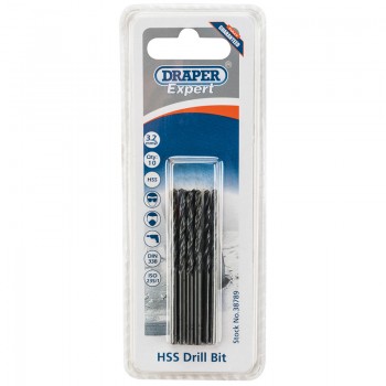 HSS Drill Bits, 3.2mm (Pack of 10) HSS Drill Bits, 3.2mm (Pack of 10)