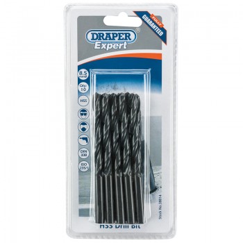 HSS Drill Bit, 8.5mm (Pack of 10) HSS Drill Bit, 8.5mm (Pack of 10)