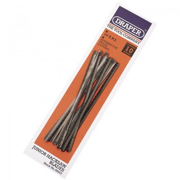 Junior Hacksaw Blades, 150mm, 14tpi (Pack of 10) Junior Hacksaw Blades, 150mm, 14tpi (Pack of 10)