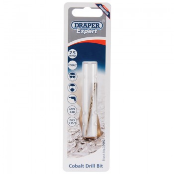 HSS Cobalt Drill Bit, 2.5mm