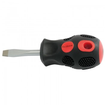 Plain Slot Flared Tip Screwdriver, 6 x 38mm Plain Slot Flared Tip Screwdriver, 6 x 38mm