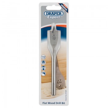 Flat Wood Bit, 19.0mm