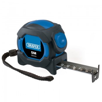 Auto Lock Measuring Tape, 5m/16ft, 25mm