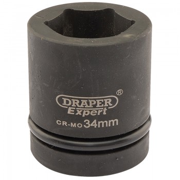 Expert HI-TORQ® 6 Point Impact Socket, 1” Sq. Dr., 34mm Expert HI-TORQ® 6 Point Impact Socket, 1” Sq. Dr., 34mm