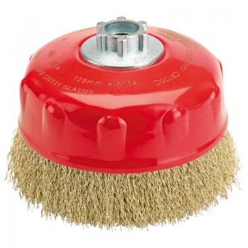 Draper Expert Twist Knot Wire Cup Brush, 80mm, M14