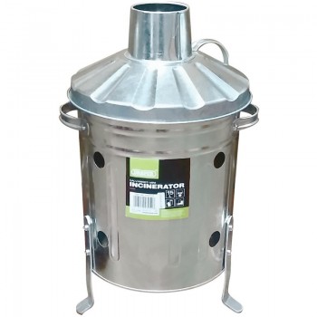 Galvanised Mini Incinerator, 15L Galvanised Mini Incinerator, 15L