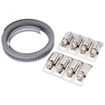Wide Hose Clamp Set, 12mm Wide Hose Clamp Set, 12mm