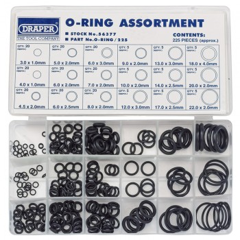 O-Ring Assortment (225 Piece) O-Ring Assortment (225 Piece)