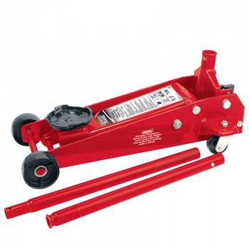Heavy Duty Garage Trolley Jack, 3 Tonne, Red Heavy Duty Garage Trolley Jack, 3 Tonne, Red