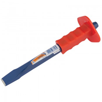 Octagonal Shank Cold Chisel with Hand Guard, 25 x 300mm (Sold Loose) Octagonal Shank Cold Chisel with Hand Guard, 25 x 300mm (Sold Loose)