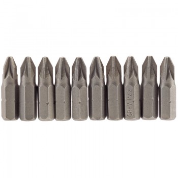 PZ Type Insert Bit, 1/4” Hex, 25mm Long, No.2 (Pack of 10) PZ Type Insert Bit, 1/4” Hex, 25mm Long, No.2 (Pack of 10)