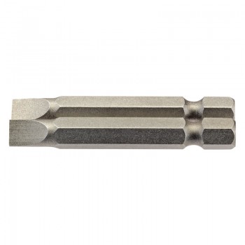 Plain Slot Insert Bit, 6mm, 1/4” Hex, 50mm Long (Pack of 2) Plain Slot Insert Bit, 6mm, 1/4” Hex, 50mm Long (Pack of 2)