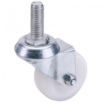 Swivel Bolt Fixing Nylon Wheel, 50mm Diameter, S.W.L. 50kg Swivel Bolt Fixing Nylon Wheel, 50mm Diameter, S.W.L. 50kg
