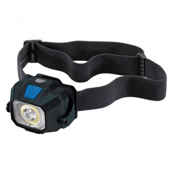 COB/SMD LED Wireless/USB Rechargeable Head Torch, 6W, 400 Lumens, USB-C Cable Supplied COB/SMD LED Wireless/USB Rechargeable Head Torch, 6W, 400 Lumens, USB-C Cable Supplied