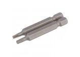 Draper TX-STAR® Insert Bit, 1/4&rdquo; Hex, 25mm Long, T27 (Pack of 2)