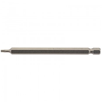 Draper TX-STAR® Insert Bit, 1/4&rdquo; Hex, 100mm Long, T9 (Pack of 1)