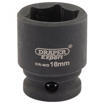 Expert HI-TORQ® 6 Point Impact Socket, 3/8” Sq. Dr., 18mm Expert HI-TORQ® 6 Point Impact Socket, 3/8” Sq. Dr., 18mm