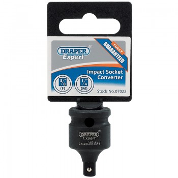 Expert Impact Socket Converter, 3/8”(F) x 1/4”(M) Expert Impact Socket Converter, 3/8”(F) x 1/4”(M)