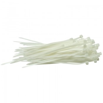 Cable Ties, 2.5 x 100mm, White (Pack of 100) Cable Ties, 2.5 x 100mm, White (Pack of 100)