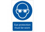 Eye Protection&rsquo; Mandatory Sign, 200 x 300mm