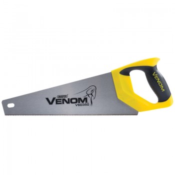 Draper Venom® Second Fix Double Ground Tool Box Saw, 350mm, 11tpi/12ppi Draper Venom® Second Fix Double Ground Tool Box Saw, 350mm, 11tpi/12ppi