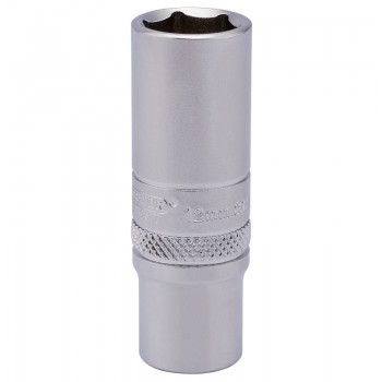 6 Point Deep Socket, 1/4” Sq. Dr., 12mm 6 Point Deep Socket, 1/4” Sq. Dr., 12mm