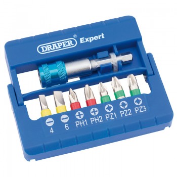 Coloured Screwdriver Bit Set (8 Piece) Coloured Screwdriver Bit Set (8 Piece)