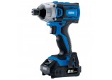 D20 20V Brushless Impact Driver, 1/4&rdquo; Hex, 180Nm, 2 x 2.0Ah Batteries, 1 x Charger