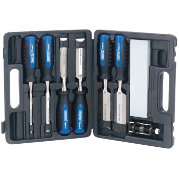 Soft Grip Wood Chisel Kit, 140mm (8 Piece) Soft Grip Wood Chisel Kit, 140mm (8 Piece)