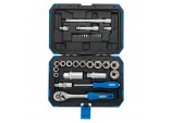 Metric Socket Set, 3/8&rdquo; Sq. Dr. (34 Piece)