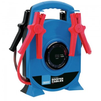 Retractable Booster Cables, 3.5m x 29mm² Retractable Booster Cables, 3.5m x 29mm²