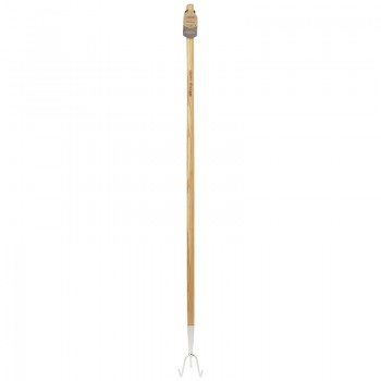 Draper Heritage Stainless Steel 3 Prong Cultivator with Ash Handle