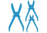 Flexible Hose Clamp Set with 90 Degree Jaws (3 Piece)