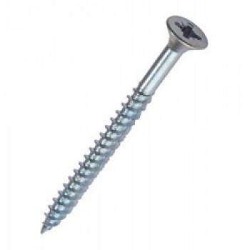 Countersunk Zp Screws, Pack of 10 - 4x45mm